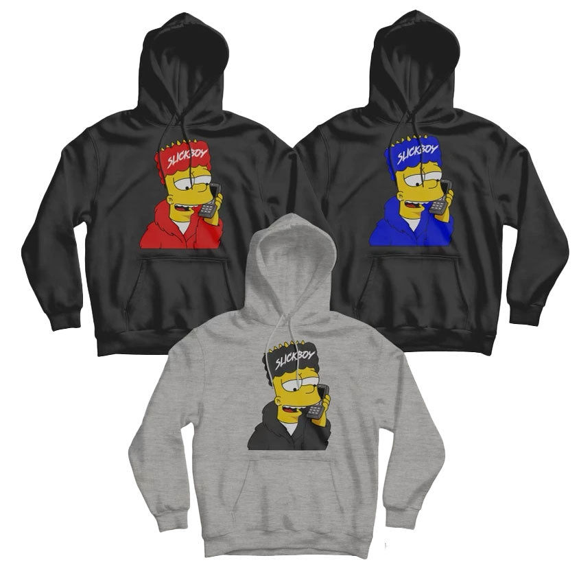 Slick Boy Bart Hoodies